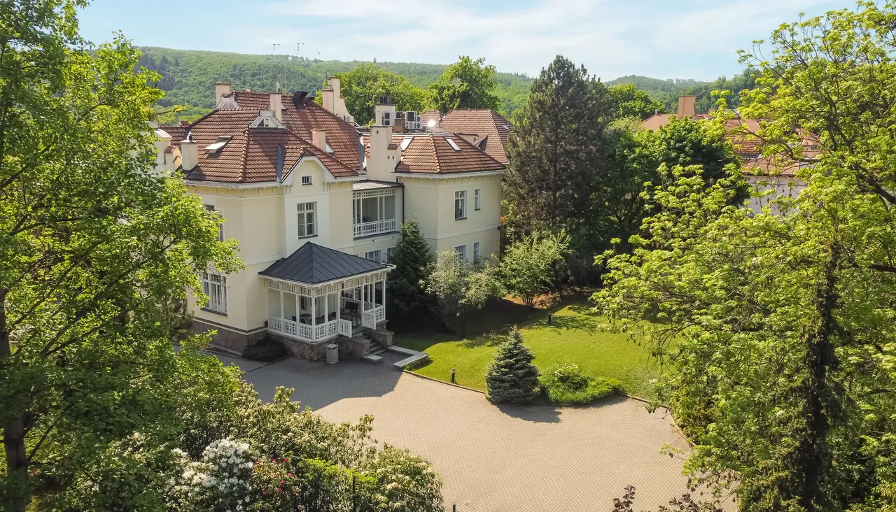 Villa von ReproGenesis in Brünn, von oben